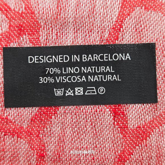 NWT Linen Scarf Gaudí Barcelona Spain Architect--Diagonal Prestige Limited Editi - Picture 7 of 12